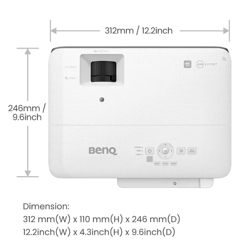 BenQ TK700ST 4K 3000lm Golf Simulator Projector