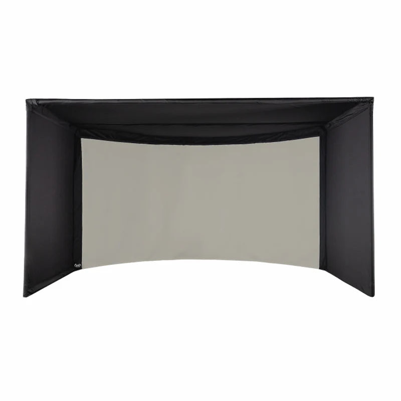 Carl's Curved Golf Simulator Enclosure Kit with Impact Screen