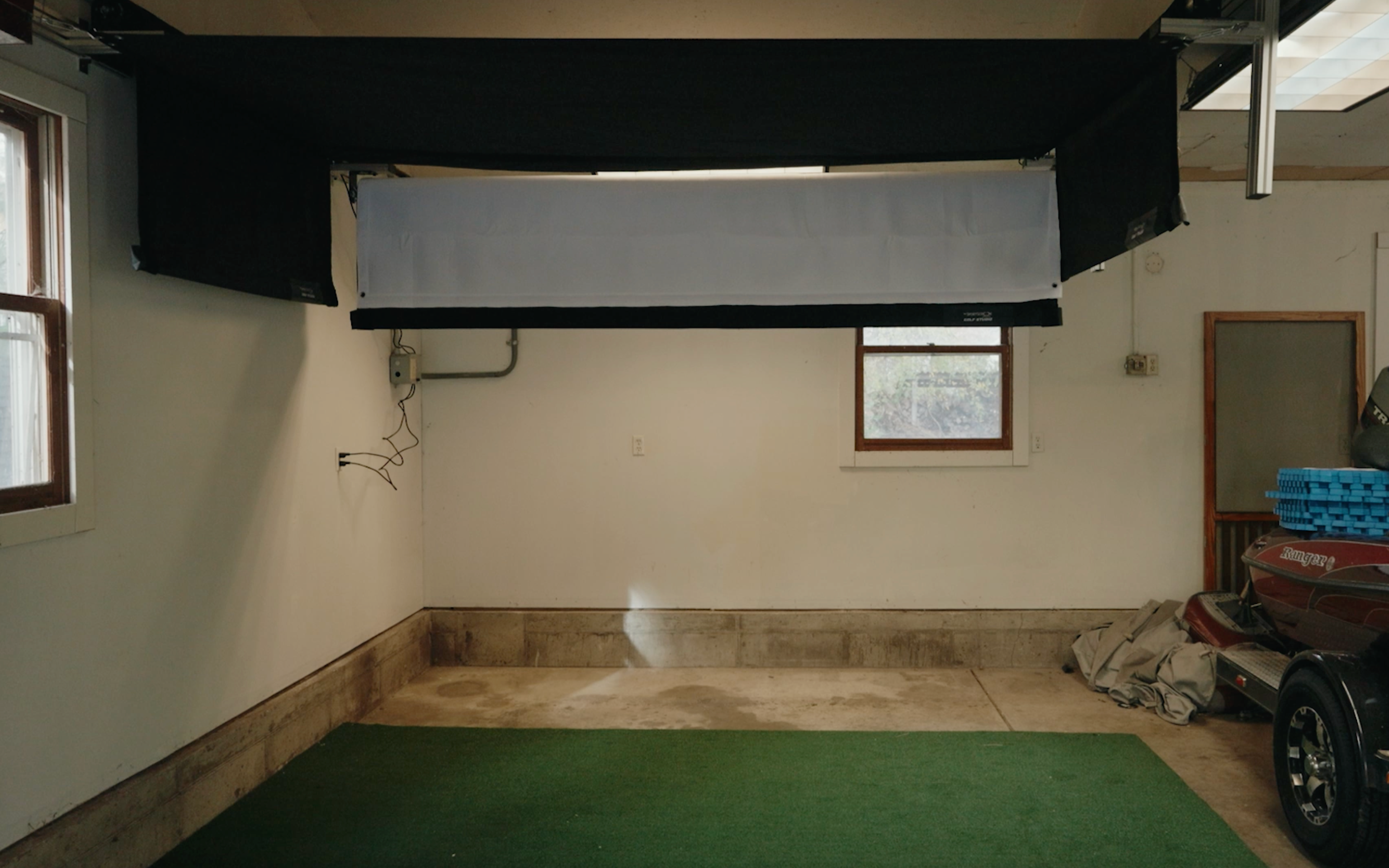 The SportScreen Vanish 16H Golf Simulator Enclosure