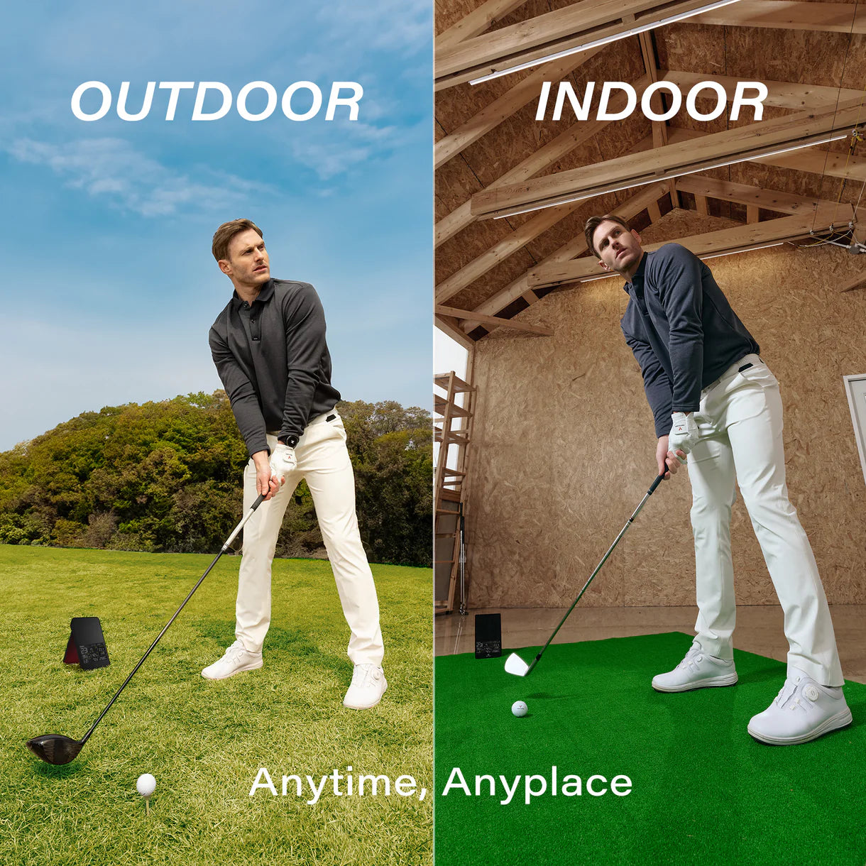 Swing Caddie SC4 PRO 3D Driving Range Simulator + Launch Monitor