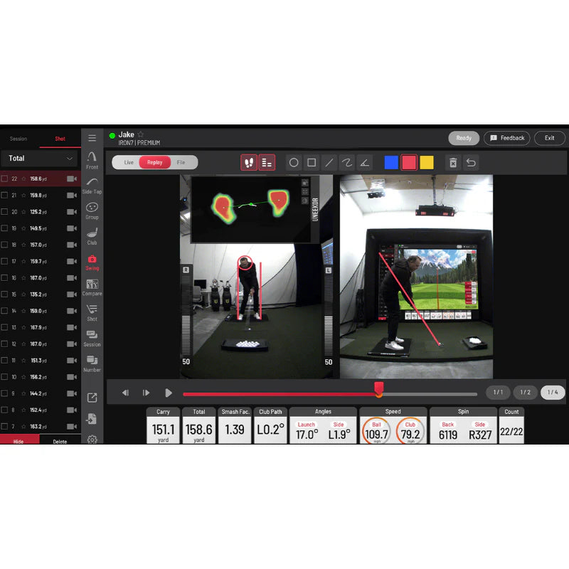 Uneekor Performance Optix Package (Includes Swing Cameras & Balance Mat)