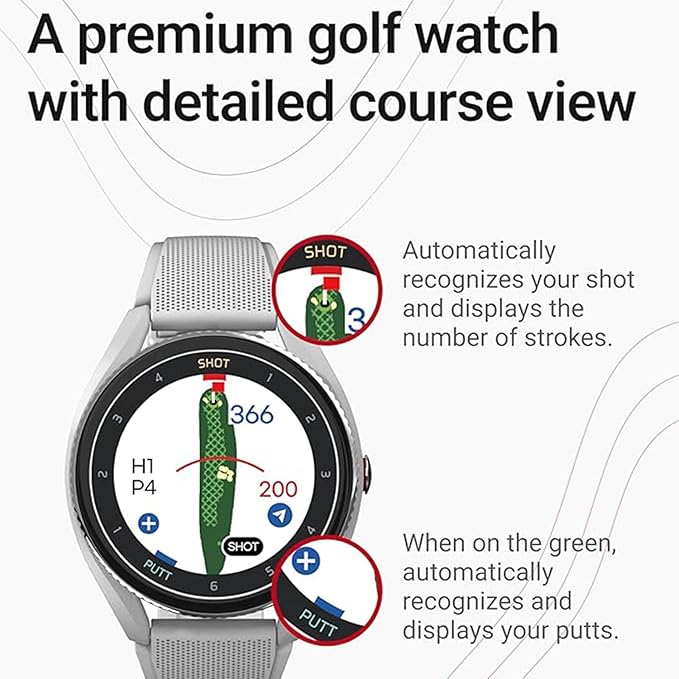 T9 Golf GPS Watch with Green Undulation & Slope