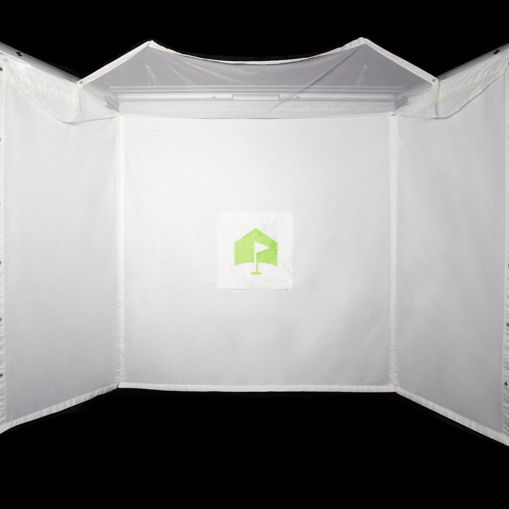HomeCourse - HomeCourse ProScreen 180 Retractable Golf Simulator Screen - Indoor Golf Source