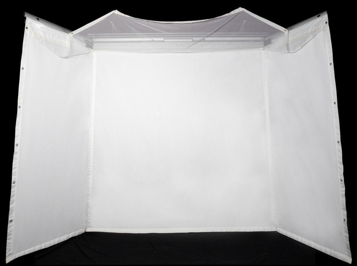 HomeCourse - HomeCourse ProScreen 180 Retractable Golf Simulator Screen - Indoor Golf Source