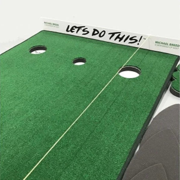 Big Moss Golf - Michael Breed's "Let's Do This!" Training Green - Indoor Golf Source