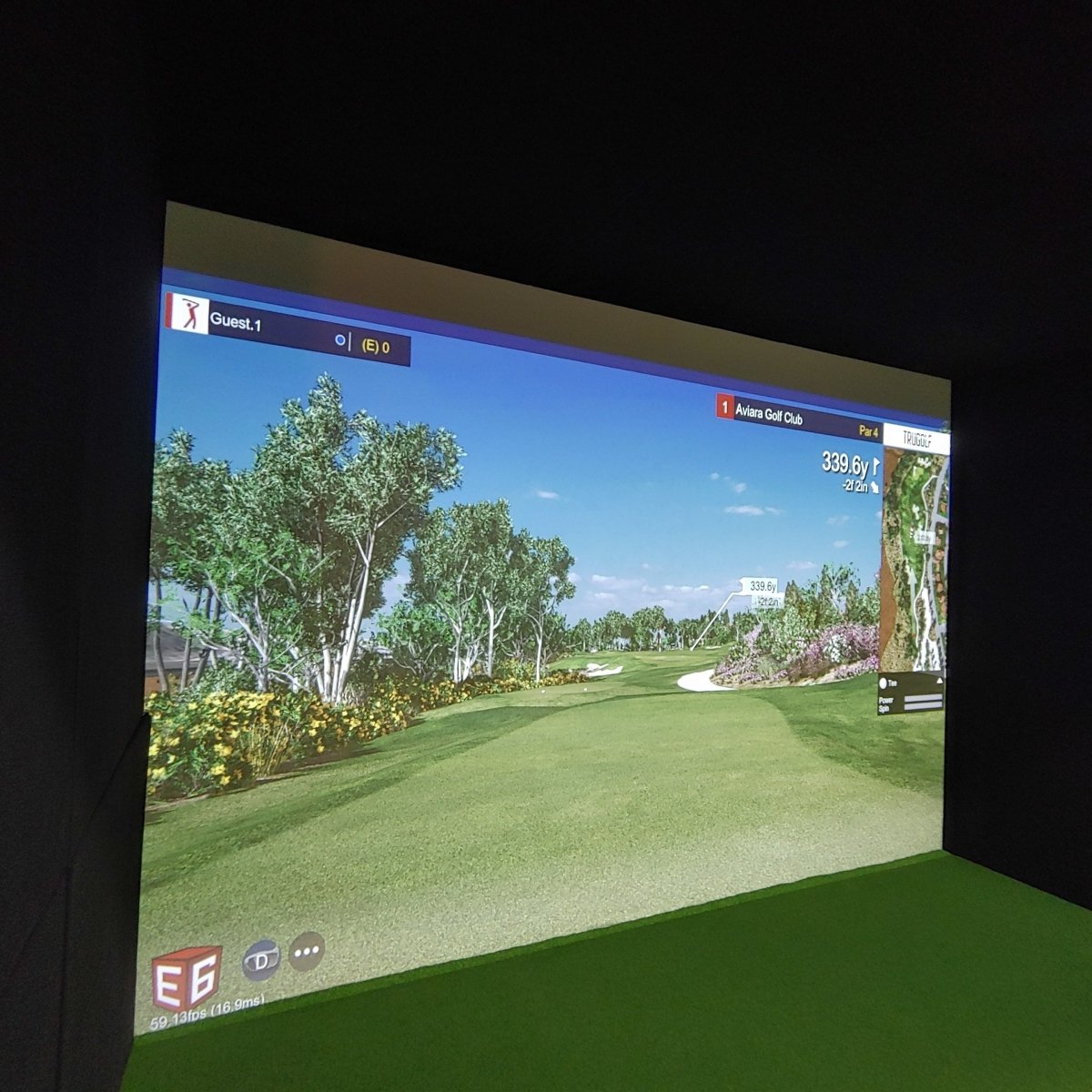 SimBooth - SimBooth 1 Golf Simulator Enclosure - Indoor Golf Source