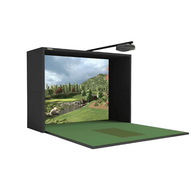 SimBooth - SimBooth 1 Golf Simulator Enclosure - Indoor Golf Source