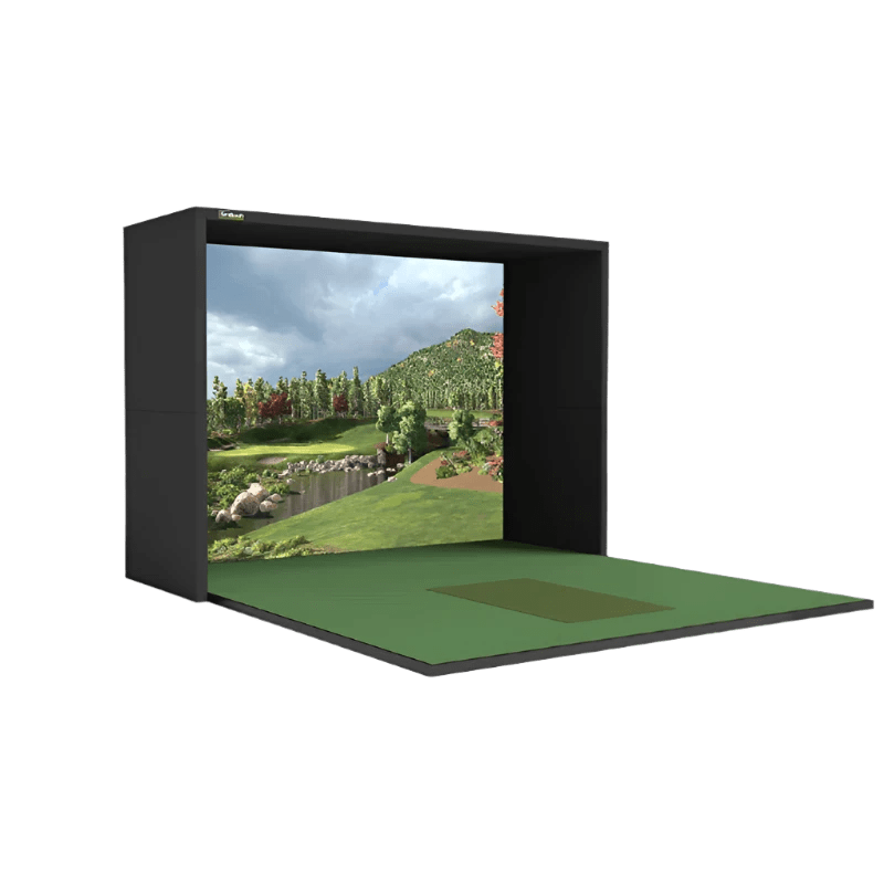 SimBooth - SimBooth 1 Golf Simulator Enclosure - Indoor Golf Source