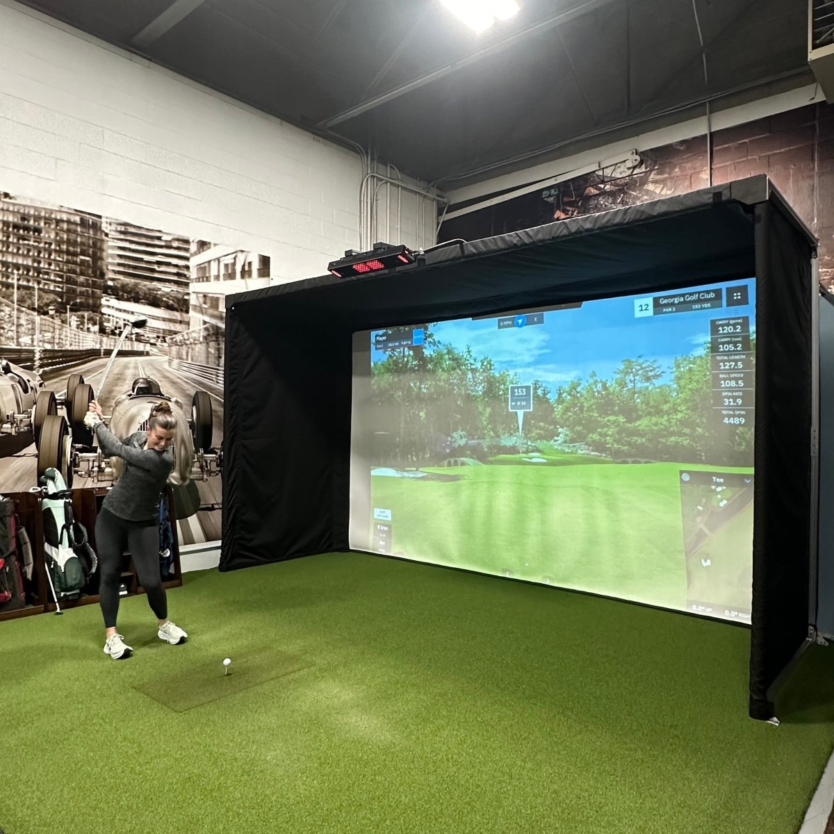 The SportScreen - The SportScreen Parlour 16H Golf Simulator Enclosure - Indoor Golf Source