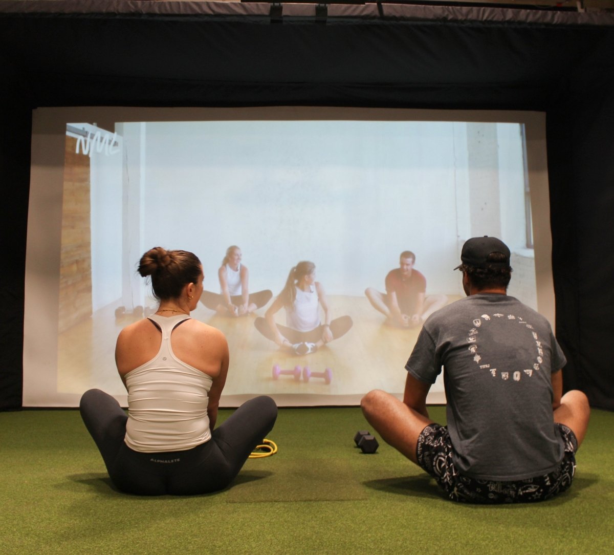 The SportScreen - The SportScreen Parlour 16H Golf Simulator Enclosure - Indoor Golf Source