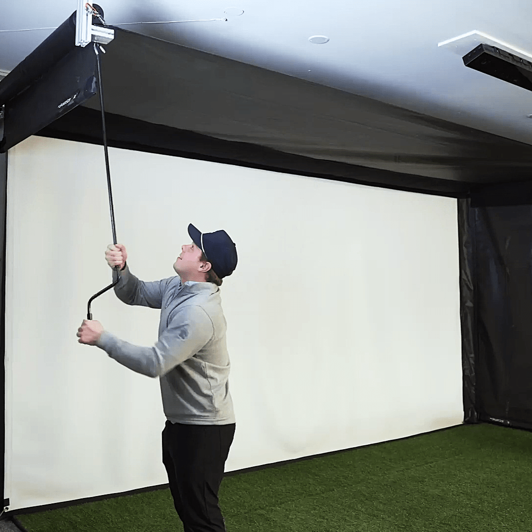 The SportScreen - The SportScreen Vanish 16 Golf Simulator Enclosure - Indoor Golf Source