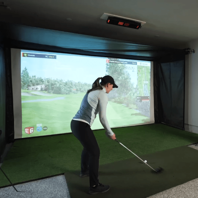 The SportScreen - The SportScreen Vanish 16 Golf Simulator Enclosure - Indoor Golf Source