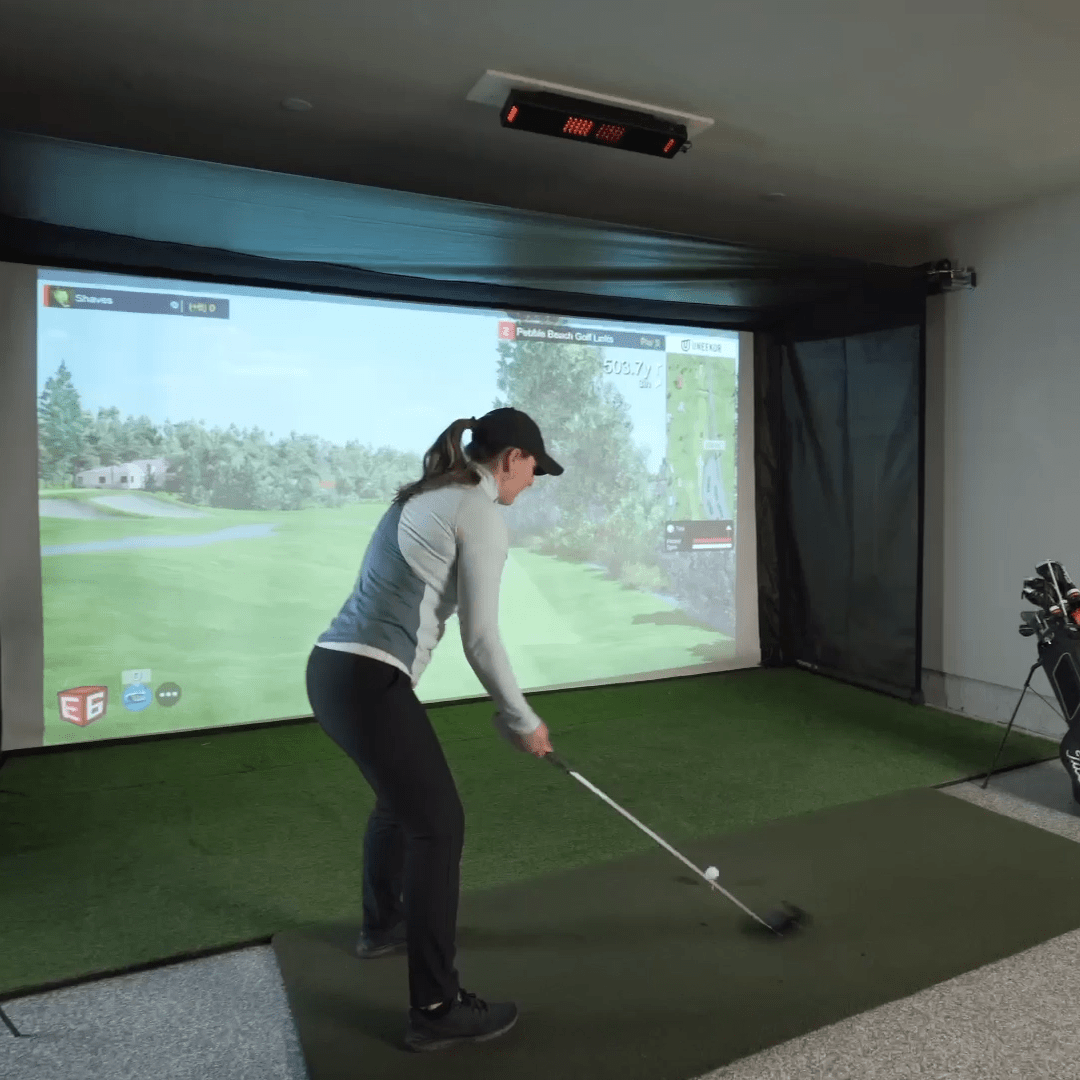 The SportScreen - The SportScreen Vanish 16H Golf Simulator Enclosure - Indoor Golf Source