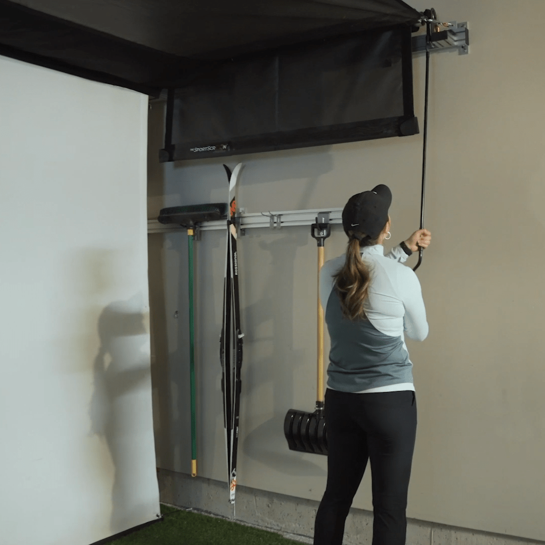 The SportScreen - The SportScreen Vanish 16H Golf Simulator Enclosure - Indoor Golf Source