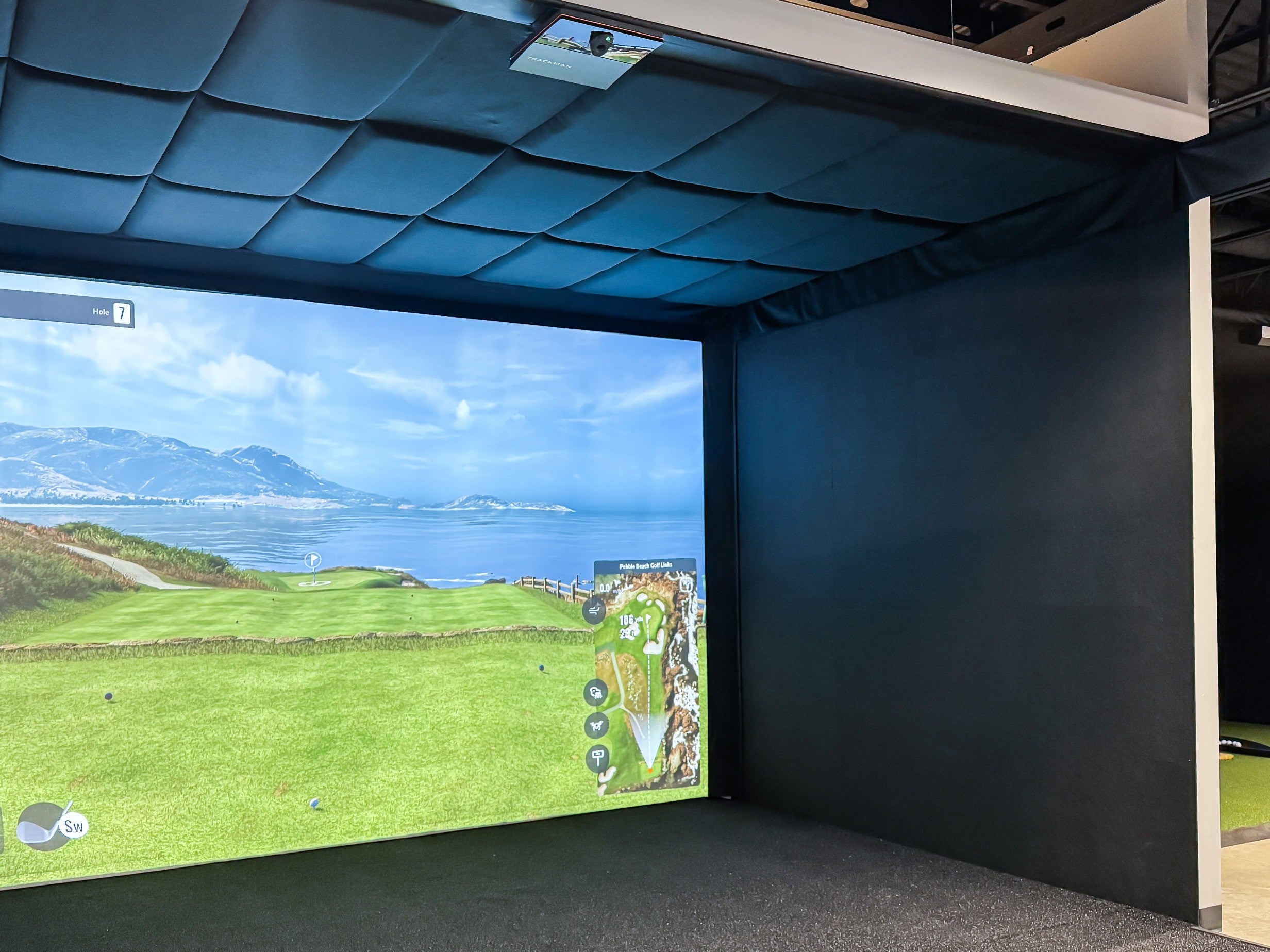 Carl's Place Golf Room Acoustic Tiles