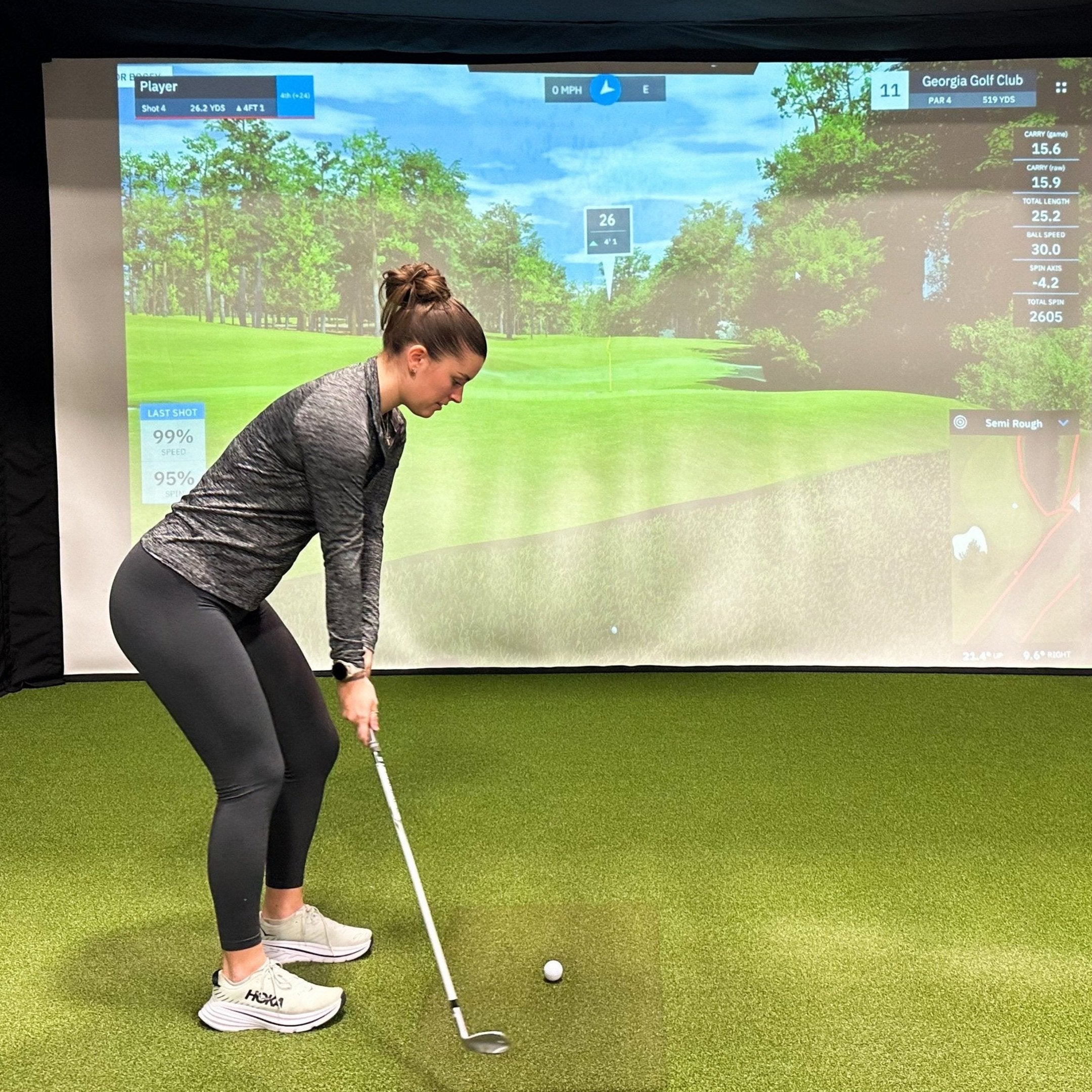 The SportScreen Parlour 16H Golf Simulator Enclosure