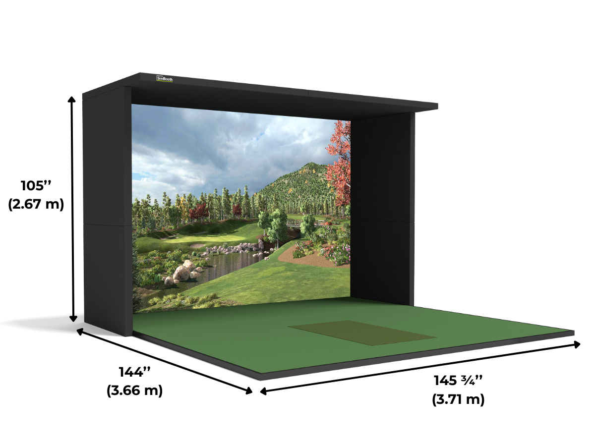 SimBooth 2 Golf Simulator Enclosure