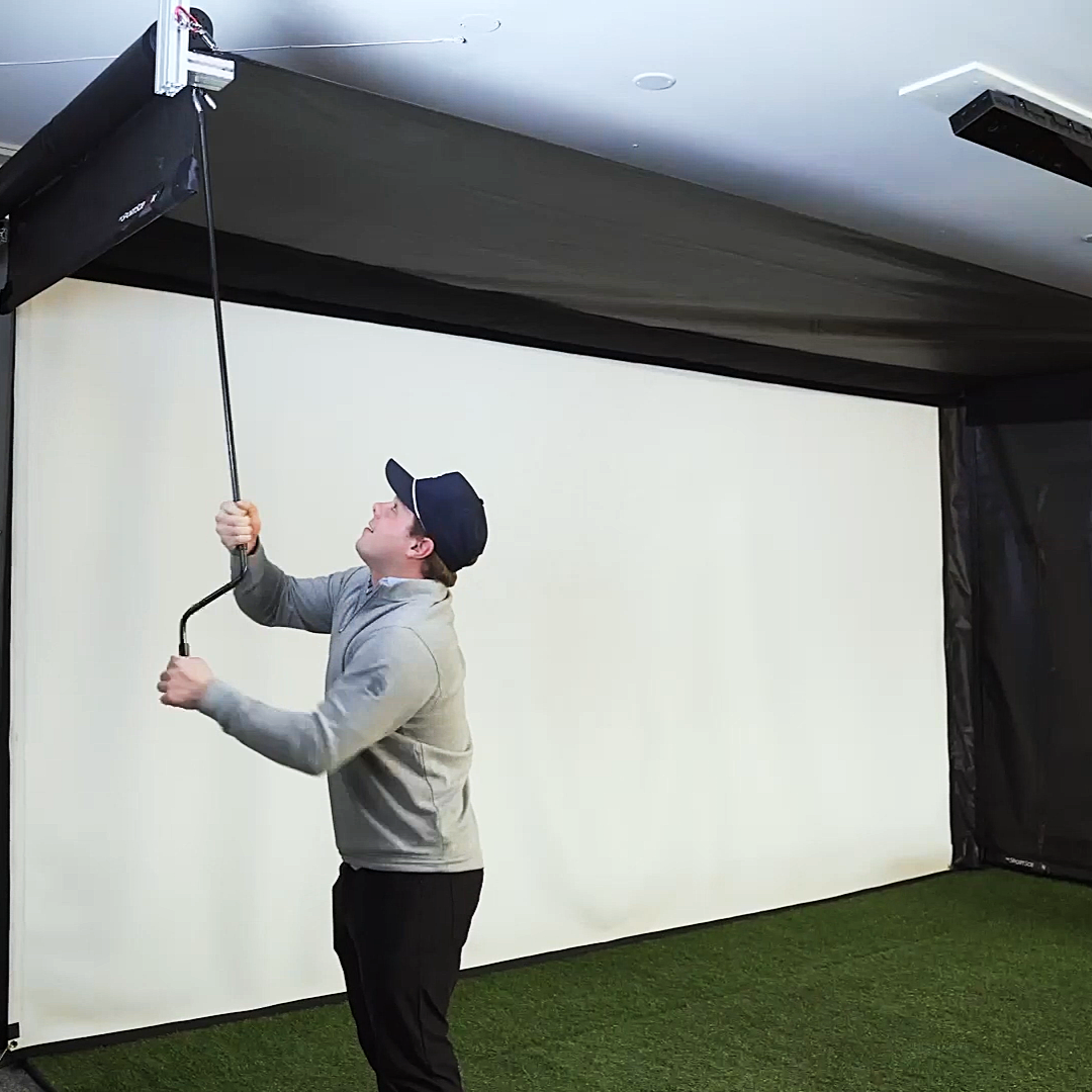 The SportScreen Vanish 16 Golf Simulator Enclosure