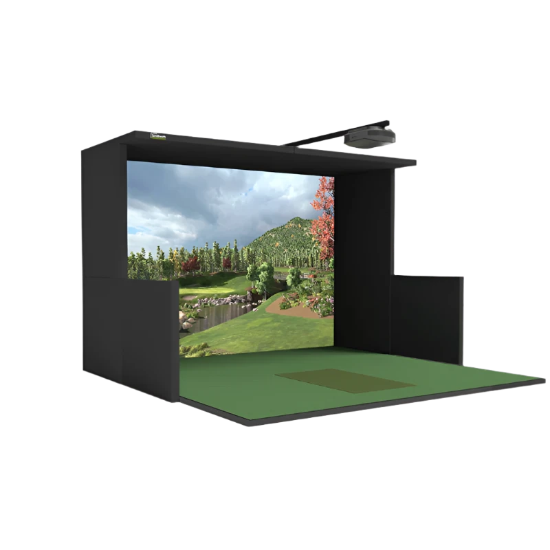 SimBooth 2 Kit & IDRA II Golf Simulator Package