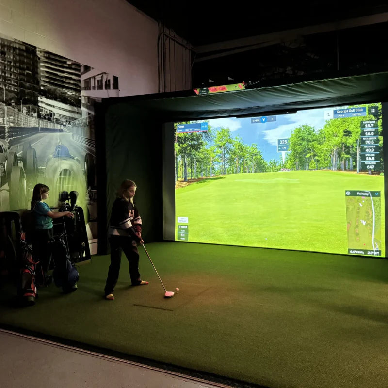 The SportScreen Parlour 13H Golf Simulator Enclosure