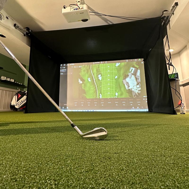 The SportScreen Vanish 13H Golf Simulator Enclosure