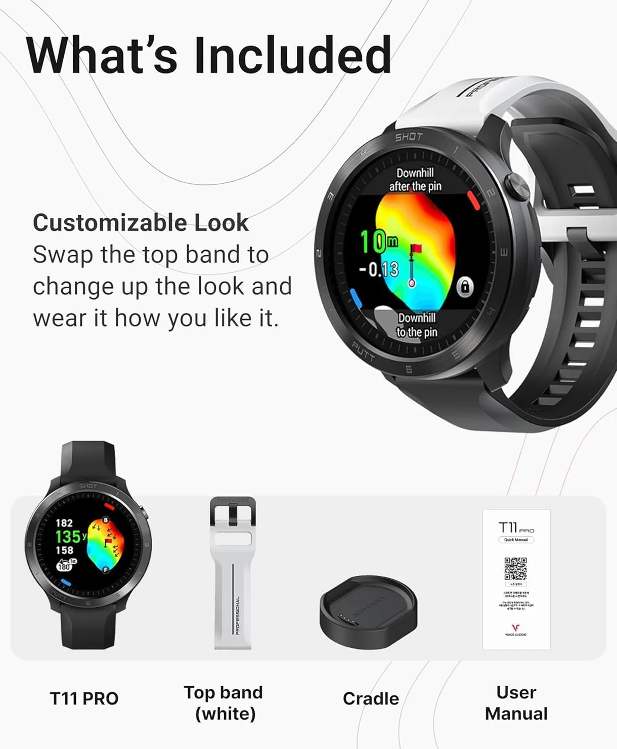 T11 Pro Golf GPS Watch