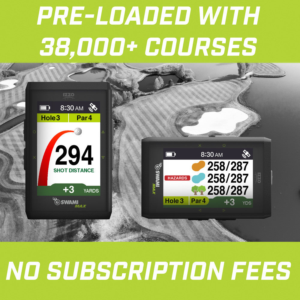 Izzo Golf Swami Max Golf GPS Rangefinder