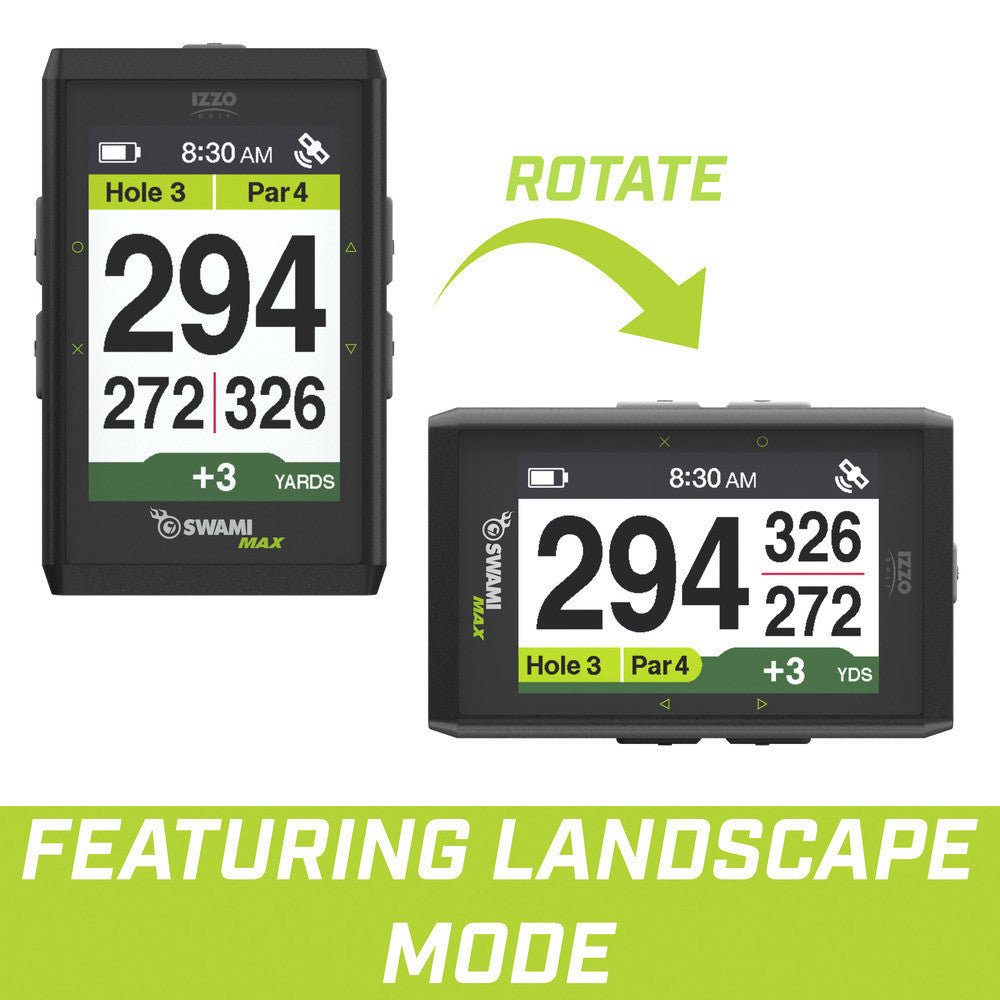 Izzo Golf Swami Max Golf GPS Rangefinder