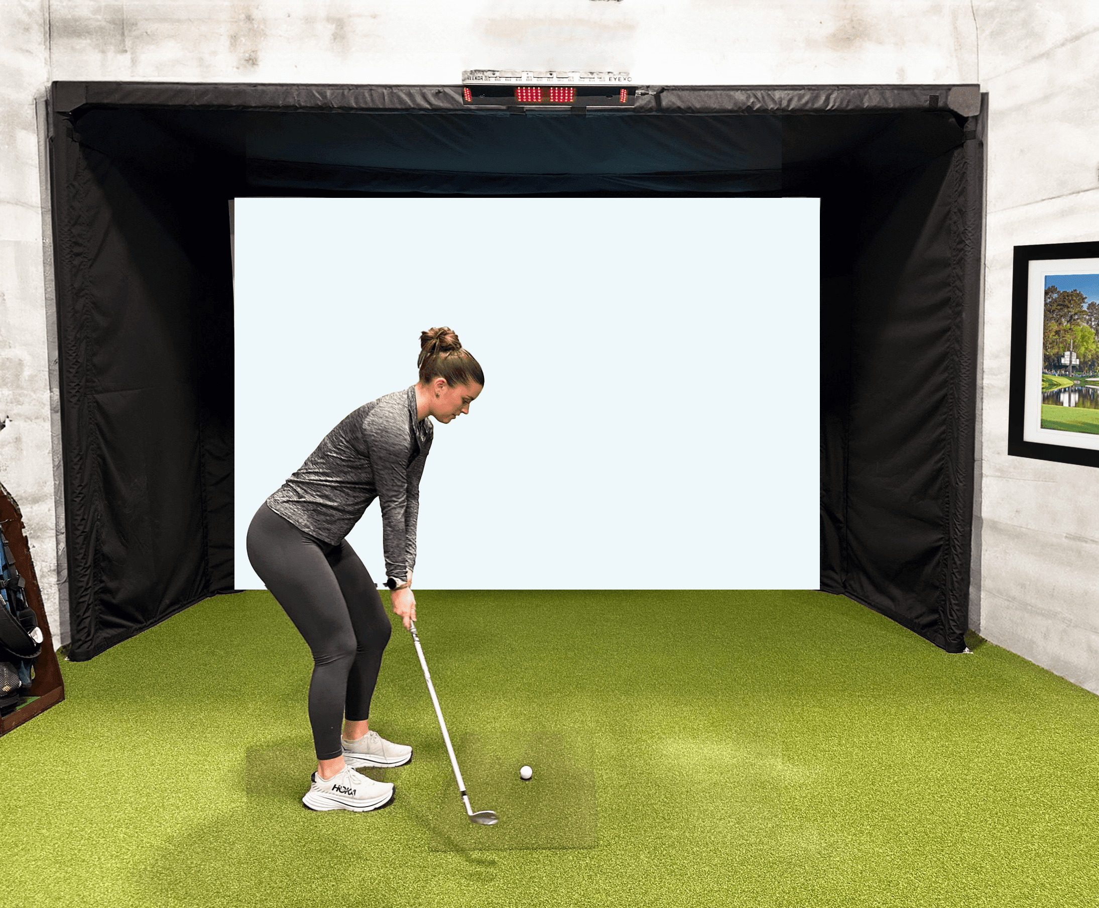 The SportScreen Parlour 13H Golf Simulator Enclosure